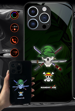 Funda LED Luminosa para iPhone - Roronoa Zoro | One Piece