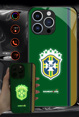 Funda LED Luminosa para iPhone - Brasil