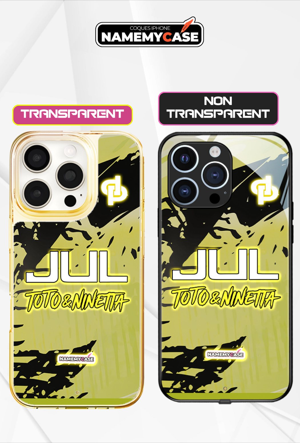 Funda LED para iPhone JUL Amarilla