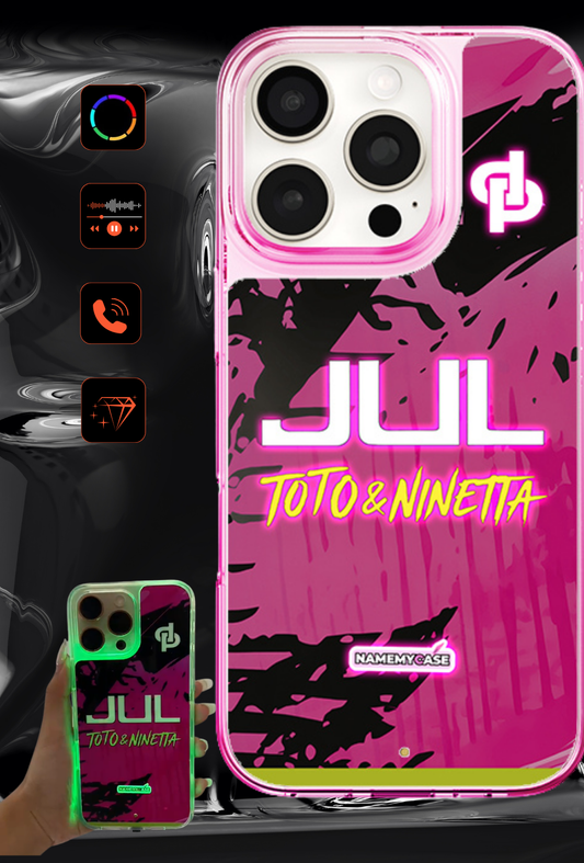 Funda LED para iPhone JUL Rosa