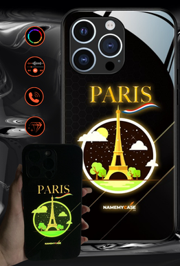 Funda LED Luminosa para iPhone - París