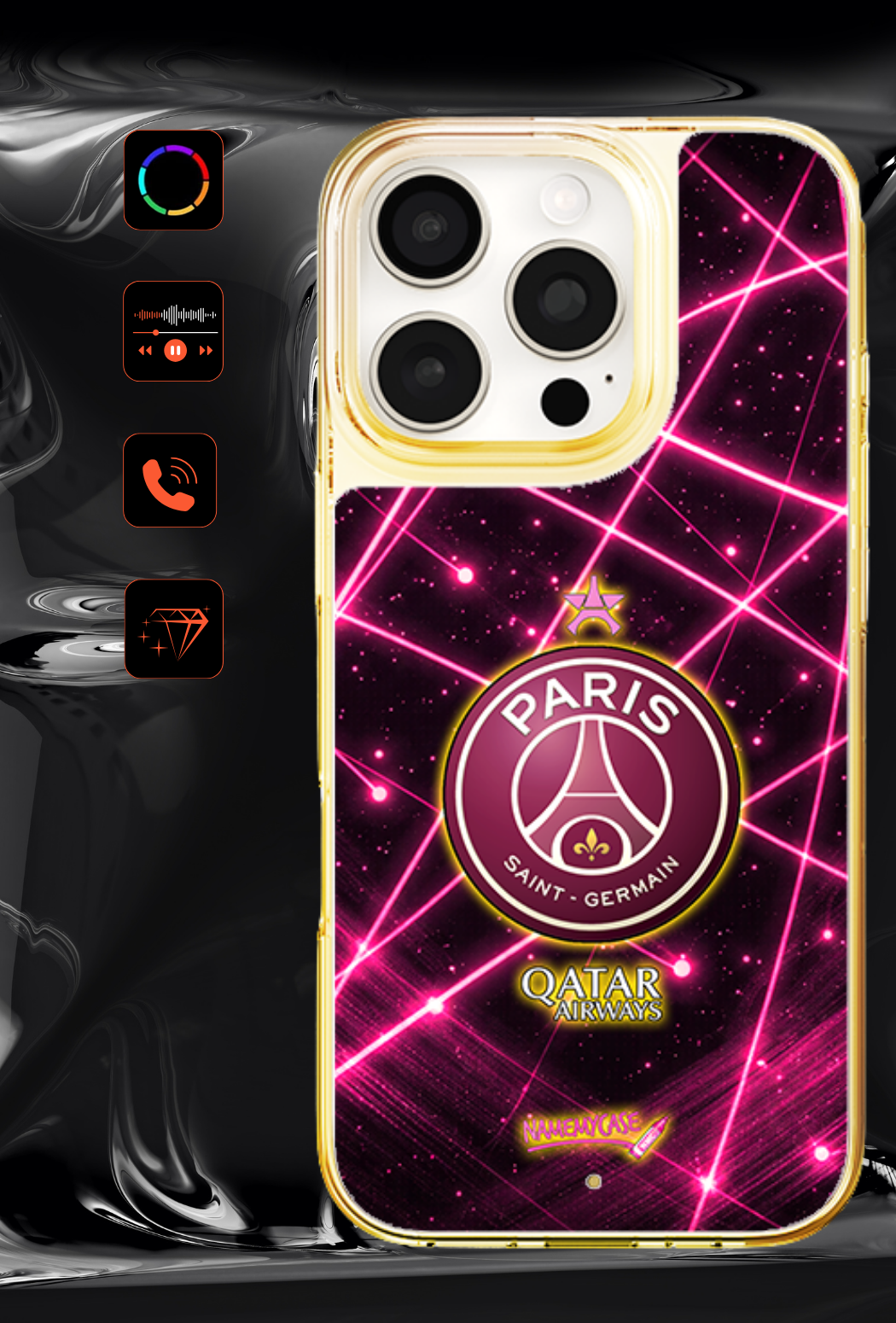 Funda LED Luminosa para iPhone - PSG Pulse