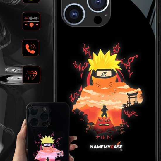 Funda LED Luminosa para iPhone - Entrenamiento | Naruto