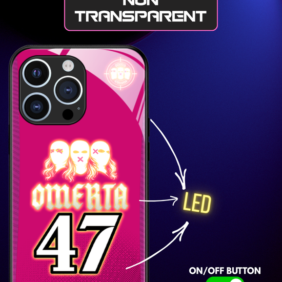 Funda LED para iPhone Omerta Rosa