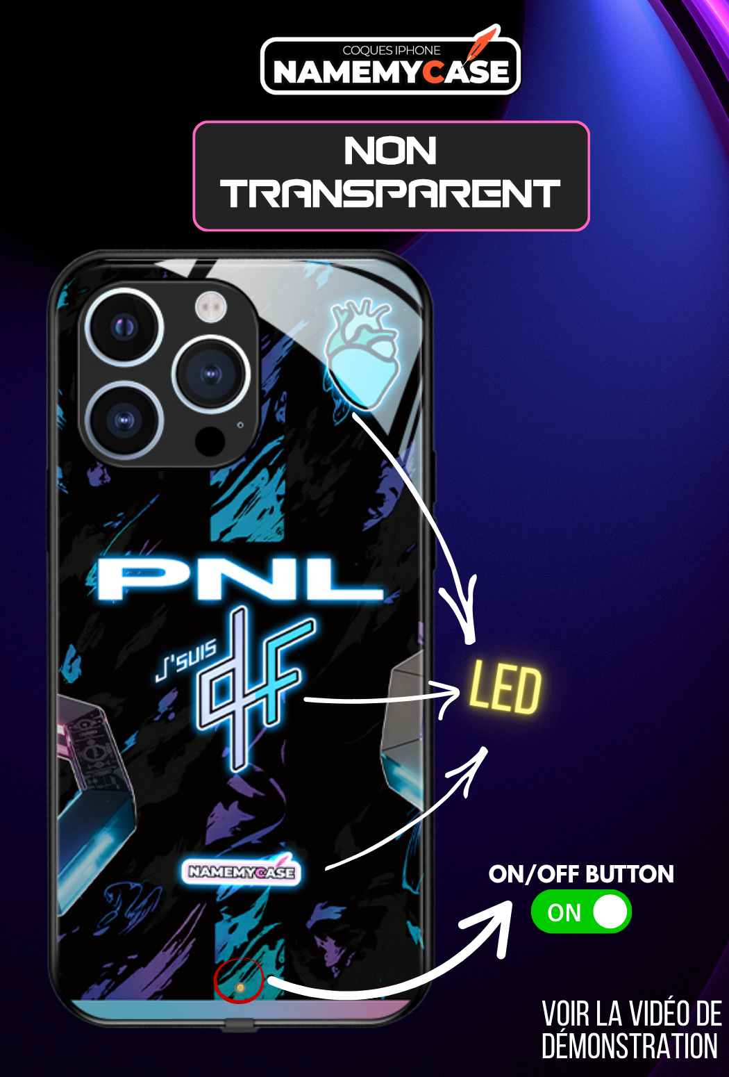 Funda LED para iPhone - PNL