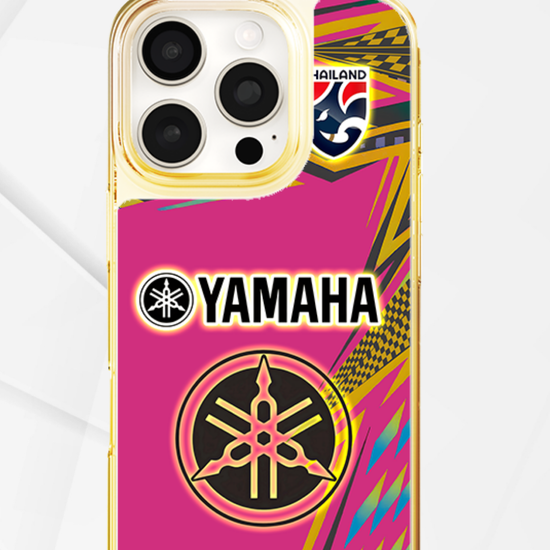 Funda LED para iPhone - Yamaha Rosa