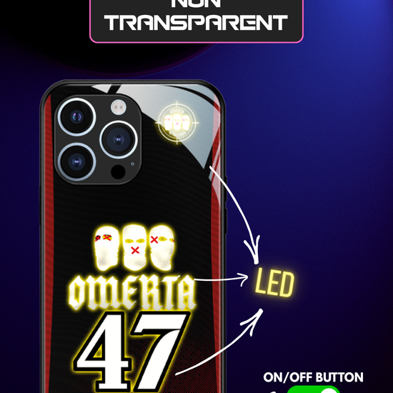 Funda LED para iPhone - Omerta Negro
