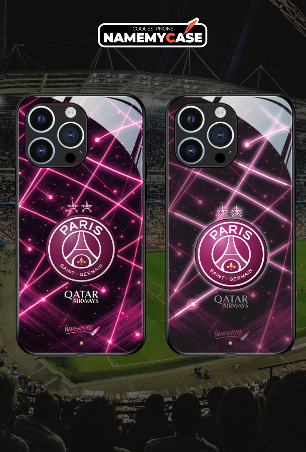 Funda LED para iPhone Omerta Rosa