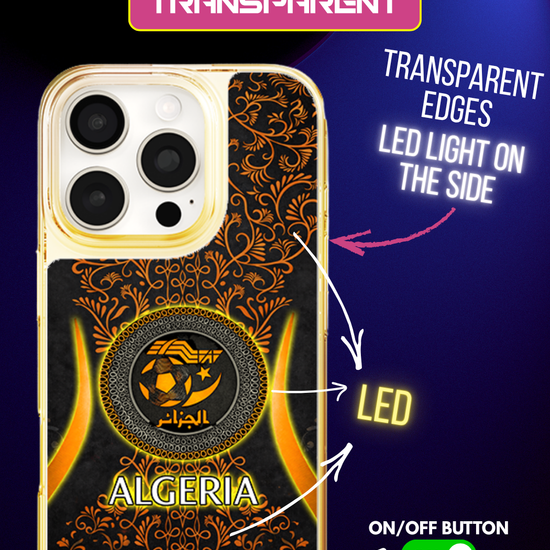Funda LED para iPhone - Naranja Argelia