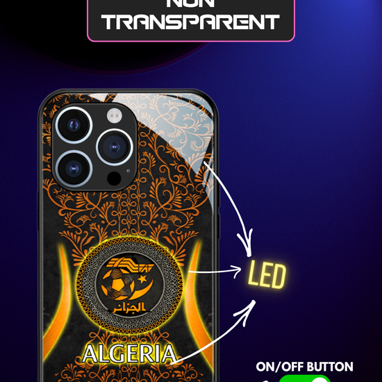 Funda LED para iPhone - Naranja Argelia