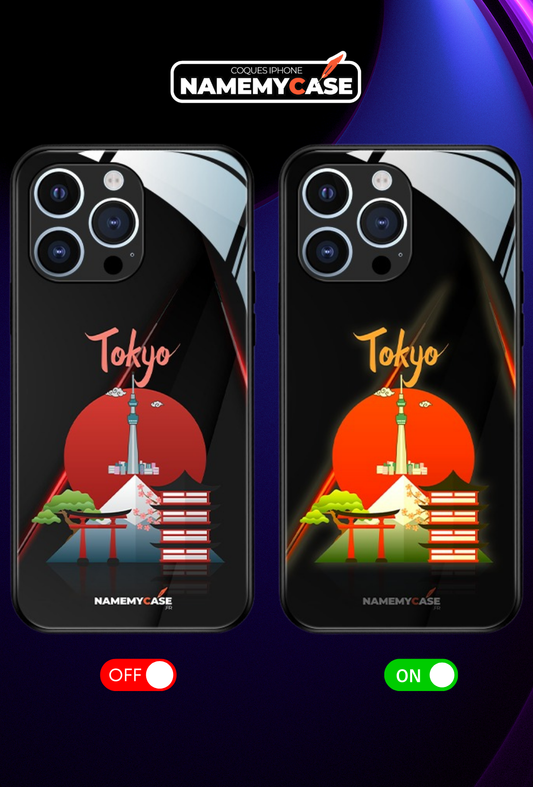 Funda LED para iPhone con Iluminación - Tokio