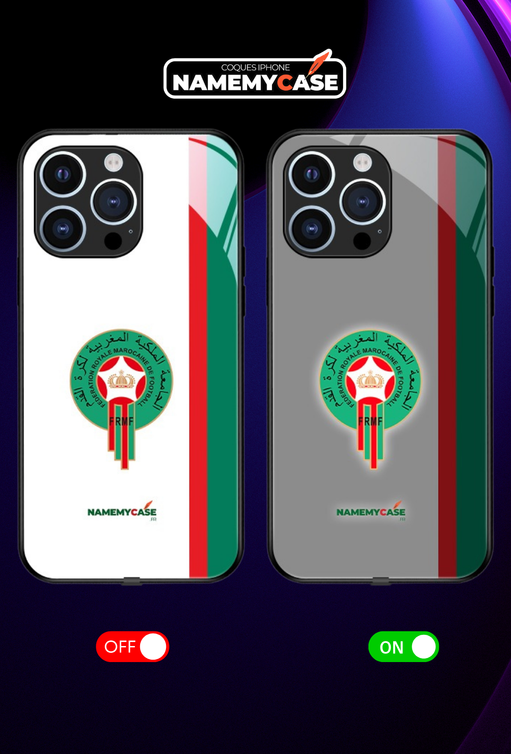 Funda LED para iPhone con Iluminación - Marruecos