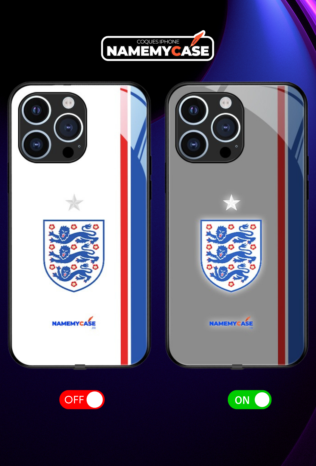 Funda LED para iPhone - Inglaterra
