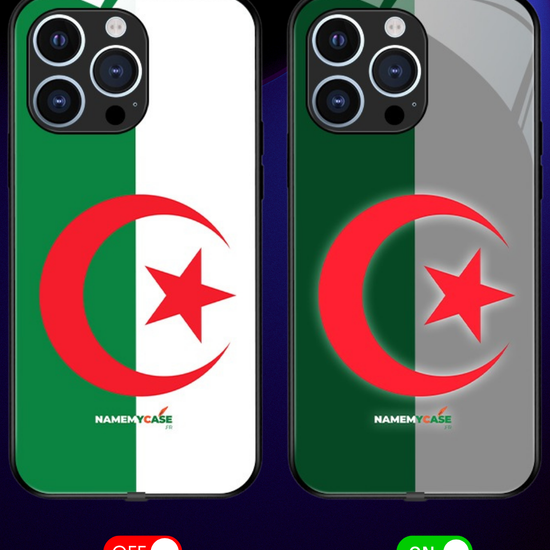 Funda LED para iPhone con Bandera de Argelia
