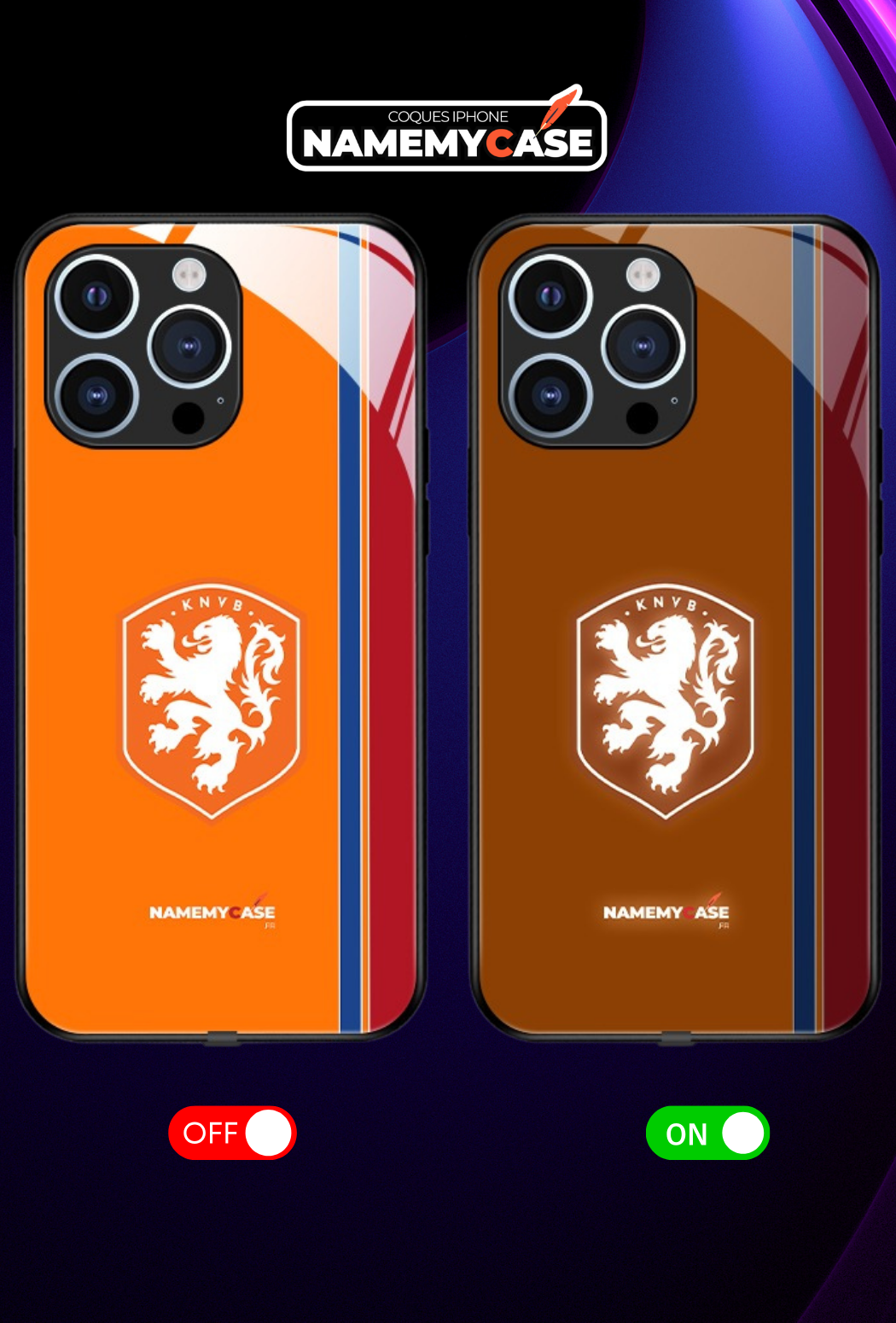 Funda LED para iPhone con Iluminación - Países Bajos