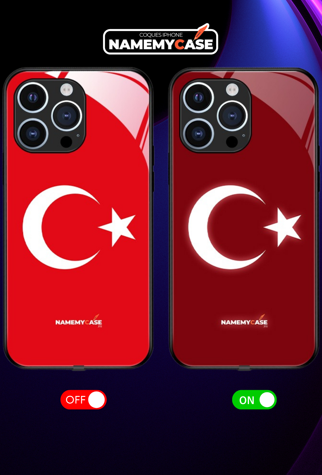 Funda LED para iPhone - Turquía