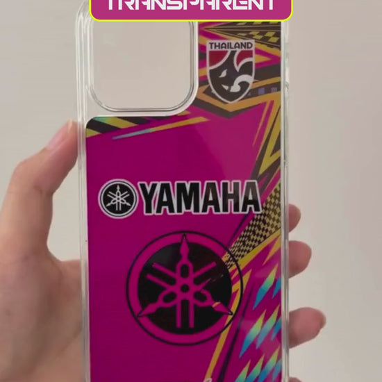 Funda LED para iPhone - Yamaha Rosa