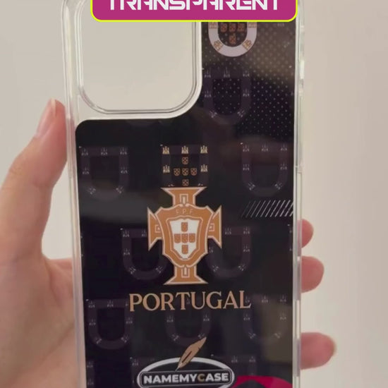 Funda LED para iPhone - Negro Portugal