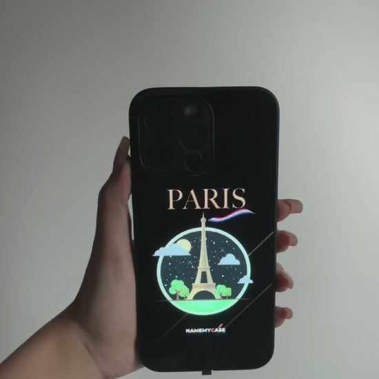 Funda LED Luminosa para iPhone - París