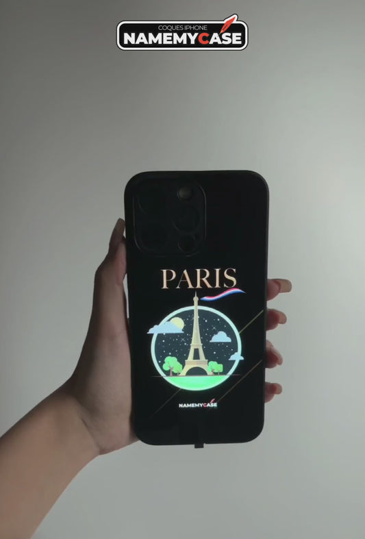 Funda LED Luminosa para iPhone - París