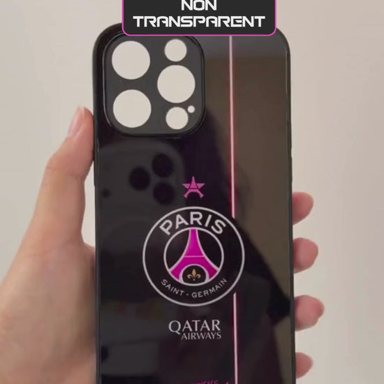 Funda LED para iPhone - PSG Rosa