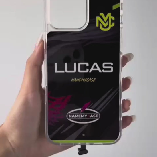 Funda de iPhone con luz LED personalizada - NMC