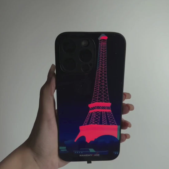Funda LED Luminosa para iPhone - Torre Eiffel