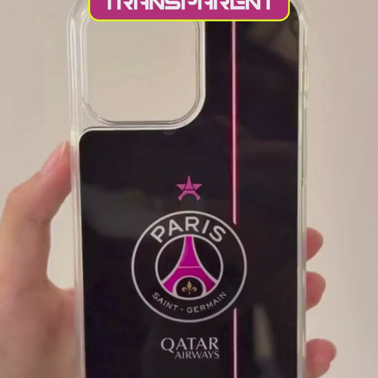 Funda LED para iPhone - PSG Rosa