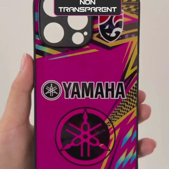 Funda LED para iPhone - Yamaha Rosa