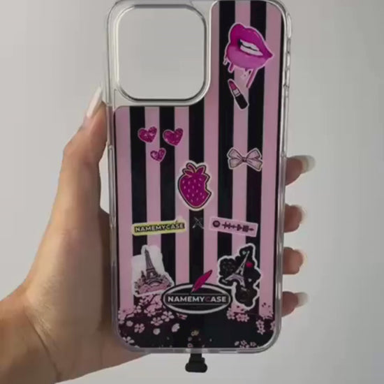 Funda LED con Luces para iPhone - Amor de Fresa